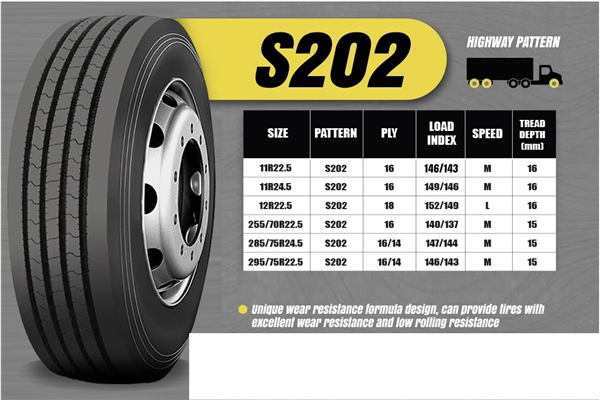 255/70R22.5/16 STARLUX S202 140/137M *A/P* STEER *16PLY*