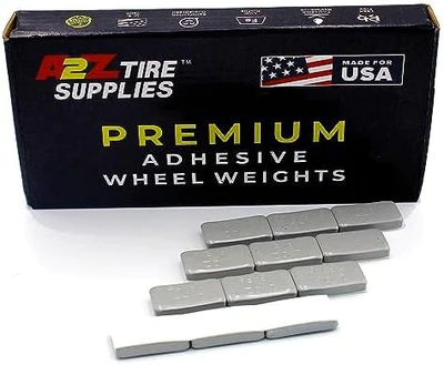 A2Z-1.0 OZ GREY COATED ADHESIVE WHEEL WEIGHT BOX OF 30 STRIPS/90 SEGMENTS
