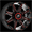 XF OFF-ROAD XF-220 GLOSS BLACK & RED MILLED 22X12 8X6.5/8X170 -44 +125.2