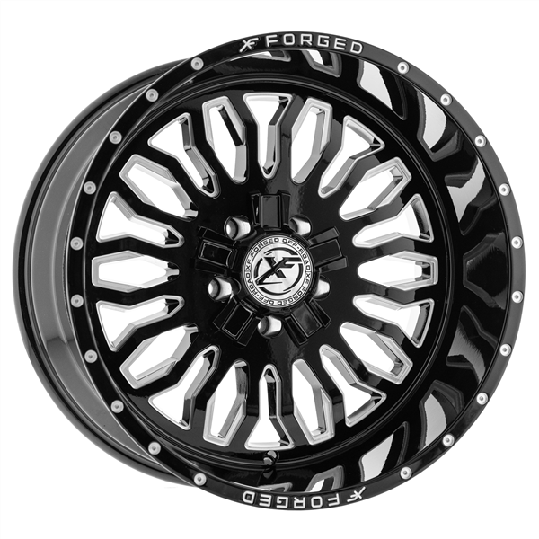 XFX FORGED XFX-305 BLACK/MILLED 20X9.0 5X4.5/5X127 +0 +78.1 **FORGED** *FLOATING CAPS*