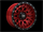 XTREME MUDDER XM-702 17X9+0 5X127 C.B 71.50 CANDY RED FACE+BLACK LIP