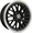 RED SPORT-DY521 FLAT BLACK 17X7.0 4X100/4X4.5 +38