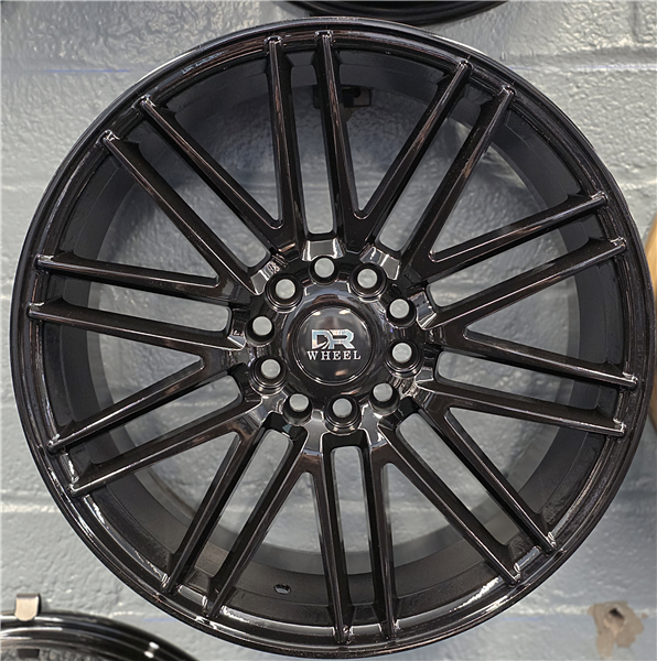 DRIFT RACING DR307 17X7.5+35 5X110+5X114.3/5X4.5 C.B 73.10 ALL GLOSS BLACK