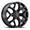 CHEVROLET REPLICA-12 GLOSS BLACK 24X10 6X139.7 +24 +78.1 **SNOWFLAKE**