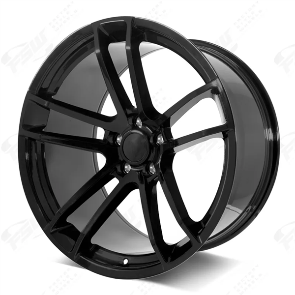 DODGE REPLICA-25 GLOSS BLACK 20X9.5 5X115 +15 +71.6 **SRT WIDEBODY 2**