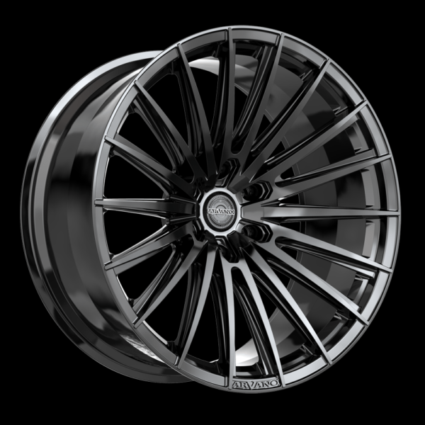 ARVANO ART-2 GENEVA GLOSS BLACK & BRUSHED TINT 20X9.0 6X139.7 +18 +106.1 *NC*