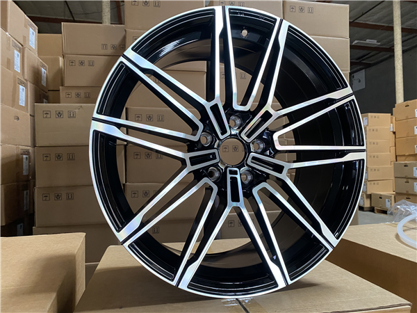 B-21 BLACK MACHINE FACE 19X8.5 5X4.75/5X120 +35 +72.6
