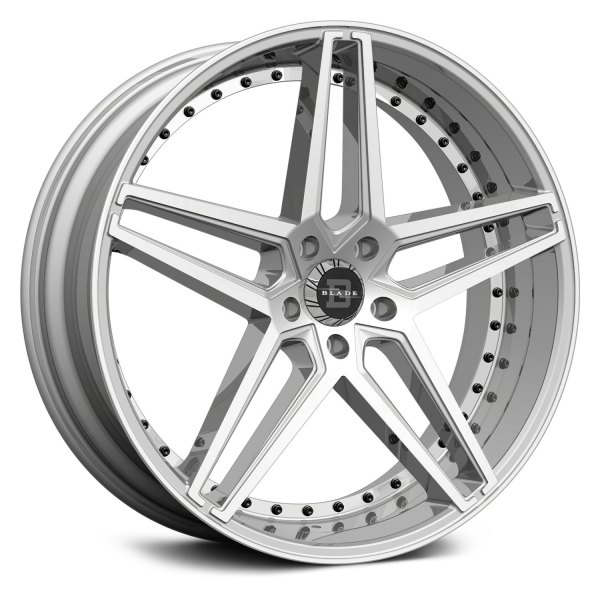 BLADE-RT451 BENDETTA 5 CHROME W/ MACHINE UNDERCUT 20X8.5 5X4.5/5X115 +35 73.1