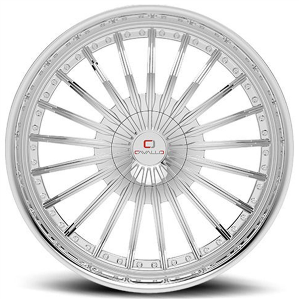 CAVALLO CLV-32 NANO CHROME 20X8.5 5X114.3/5X120 +35 74.1 *NC*