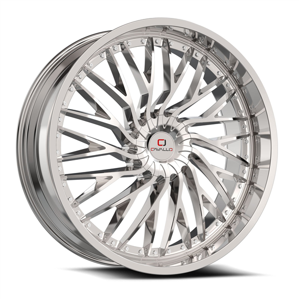 CAVALLO CLV-43 NANO CHROME 18X8 5X100/5X114.3 +35 74.1 *NC*