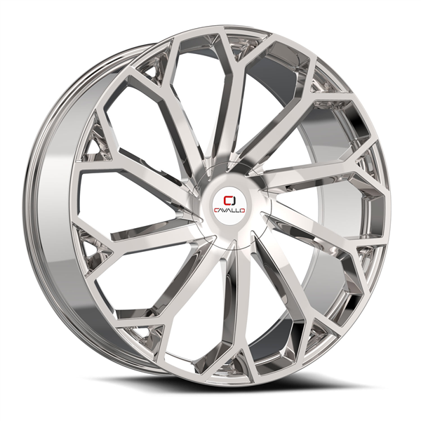 CAVALLO CLV-51 NANO CHROME 22X9.5 6X135/6X139.7 +25 108 *NC*