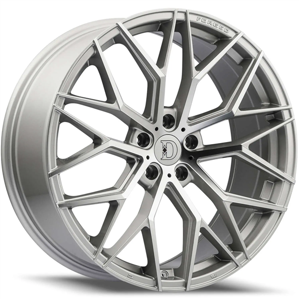 DEFY-WHEELS D07 SILVER MACHINE FACE 17X7.5 5X114.3 +38 +73.1