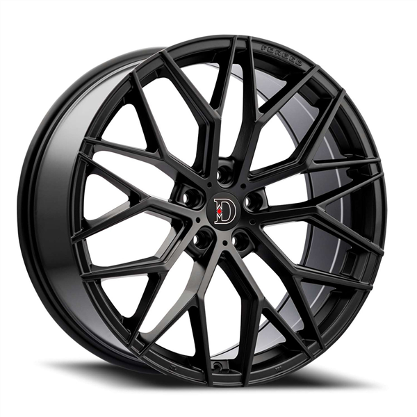 DEFY-WHEELS D07 GLOSS BLACK 19X8.5 5X4.5 +35 +73.1