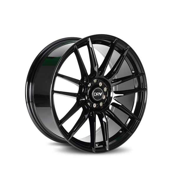 DRW-D22 GLOSS BLACK 18X8.0 5X4.25/5X4.5 +38 +73.1