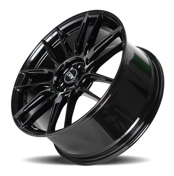 DRW-D22 GLOSS BLACK 17X7.5 4X4.25/4X4.5 +38 +73.1