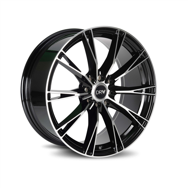 DRW-D23 GLOSS BLACK MACHINE FACE 18X8.0 5X105/5X4.5 +38 +73.1