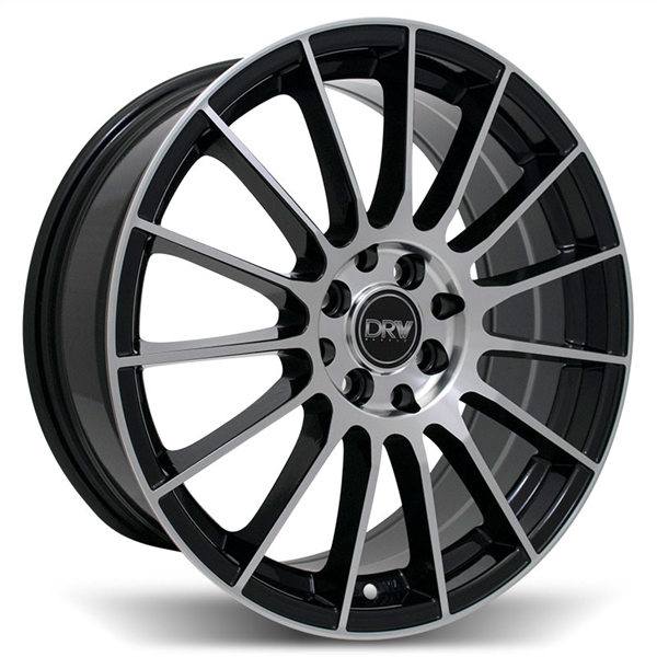 DRW-D15 BLACK/MACHINE FACE 17X7.0 4X100/4X4.5 +40 +73.1