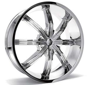 DZ-102 24X9.5 5X115/5X127+15 CHROME