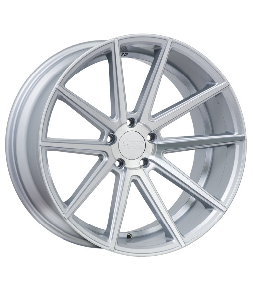 F1R-F27 MACHINE/SILVER 18X8.5 5X4.5/5X4.75+35 *STAGGERED*