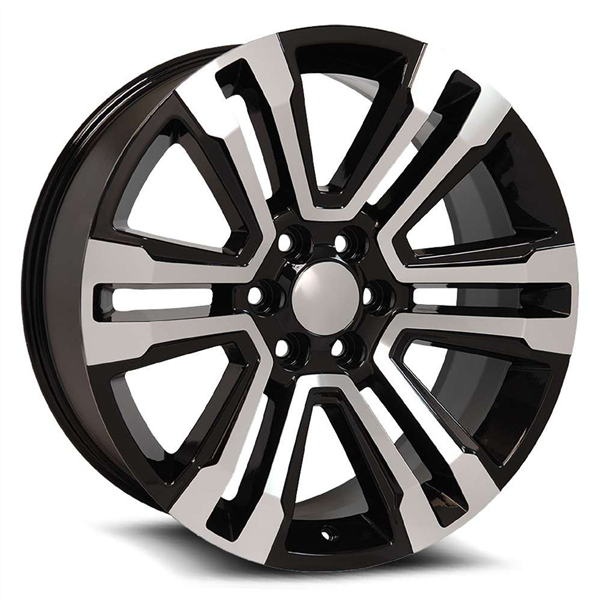 O.E. REVOLUTION-G10 GLOSS BLACK/MACHINE 26X10 6X5.5 +24 +78.1 *RT*