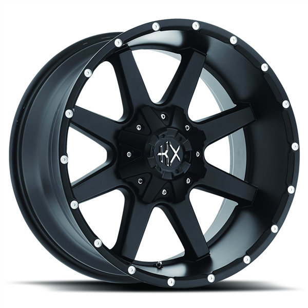 KX-01 MATTE BLACK 22X12 5X127/5X139.7 -44 +87.1