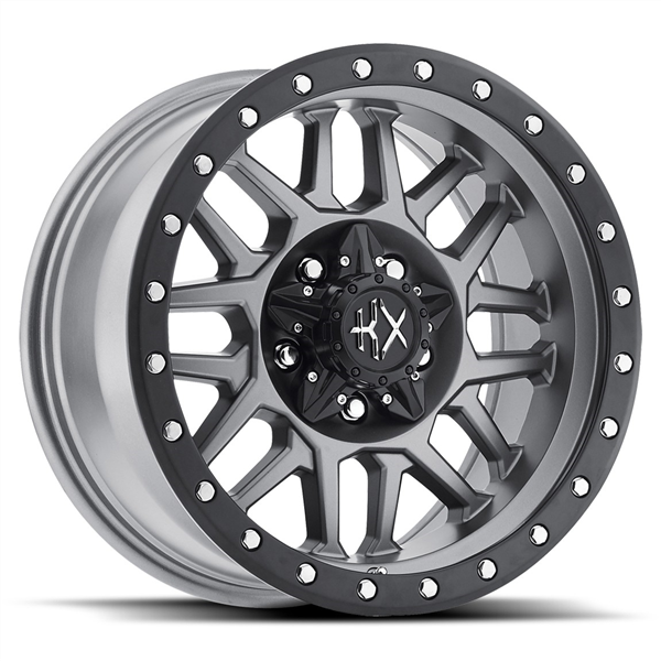 KX-03 MATTE GREY/SATIN BLACK RING 18X9.0 5X127/5X139.7 -12 +87.1
