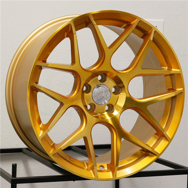 AODHAN-LS002 GOLD/MACHINE FACE 18X9.0 5X100+30+73.1