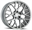 AODHAN-LS009 SILVER/MACHINE FACE 18X9.0 5X100 +30 +73.1 *NEW*