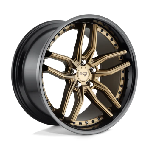 NICHE METHOS 20X10.5 5X4.5 +40MM (72.6CB) BLACK/W BRONZE