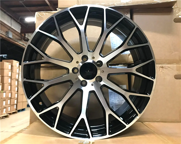 MB-20 BLACK/MACHINE FACE 19X8.5 5X112 +35 +66.6