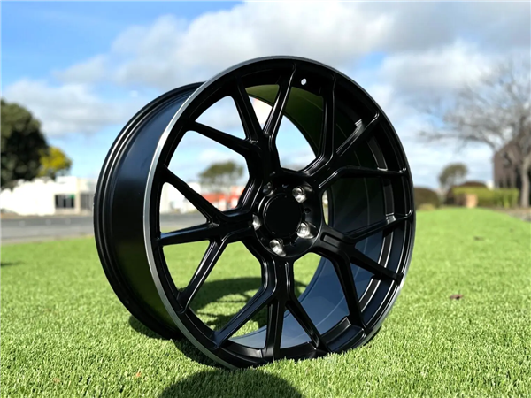 MB-21 MATTE BLACK MACHINED TIP 20X8.5 5X112 +35 +66.6