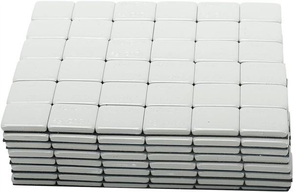 PROLINE-1/2 OZ GRAY/SILVER STICK ON WHEEL WEIGHTS 48 STRIPS (PA-TW-1248S)