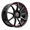 SPEC-1 RACING SP-67 GLOSS BLACK & RED LINE 17X7.0 5X105/5X4.5 +42 +73.1 *NC*