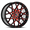 SPEC-1 RACING SP-52 GLOSS BLACK/RED 20X8.5 5X100/5X4.5 +38 +73.1 *RT*