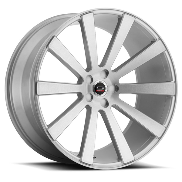 SPEC-1 LUXURY SPL-002 SILVER/BRUSHED 22X9.0 BLANK +32 +73.1 *STAGGERED* *5X112/5X4.5/5X4.75*