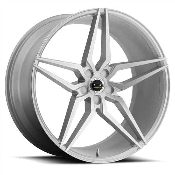 SPEC-1 MONOTEC SPM-81 SILVER/BRUSHED 20X9.0 5X4.5 +38 +73.1*RT*