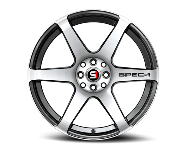 SPEC-1 SPT-32 18X8 GLOSS BLACK & MACHINED 4X100/4X4.5 +34 73.1 *NC*