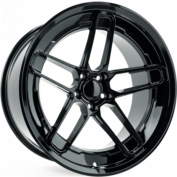 SR8 GLOSS BLACK 20X11 5X115 +18 CB 71.5