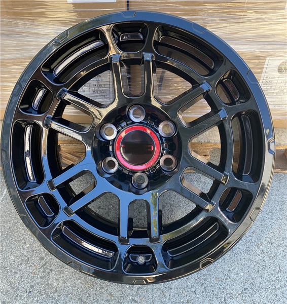 TR-6 GLOSS BLACK 17X9.0 6X5.5 -12 +106.1