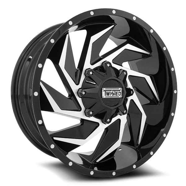 TWISTED OFFROAD-T27 VIXON BLACK/MACHINE 20X12 8X165.1/8X6.5 -44 +130.1