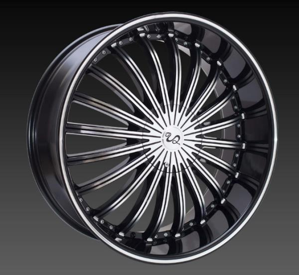 U2 29 BLACK 24X9.5 5X127/5X135