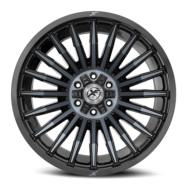 XF OFFROAD XF-231 SATIN BLACK & BRONZE MACHINED DOUBLE DARK TINT 17X9 6X135/6X139.7 +0 106.4 *NC*