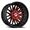 XF OFFROAD XF-234 GLOSS BLACK & RED MACHINED 17X9 5X127/5X139.7 +12 78.1 *NC*